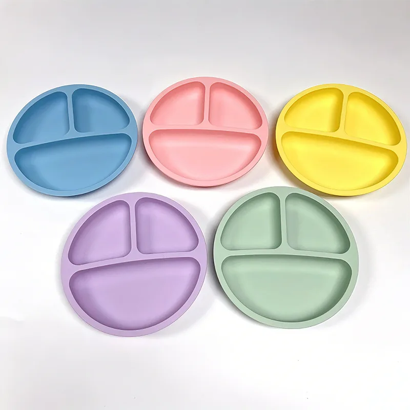 Baby Silicone Food Plates